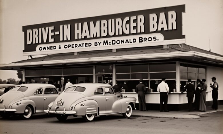 Original McDonald’s restaurant opened by Richard and Maurice McDonald in 1940 Facts About McDonald’s