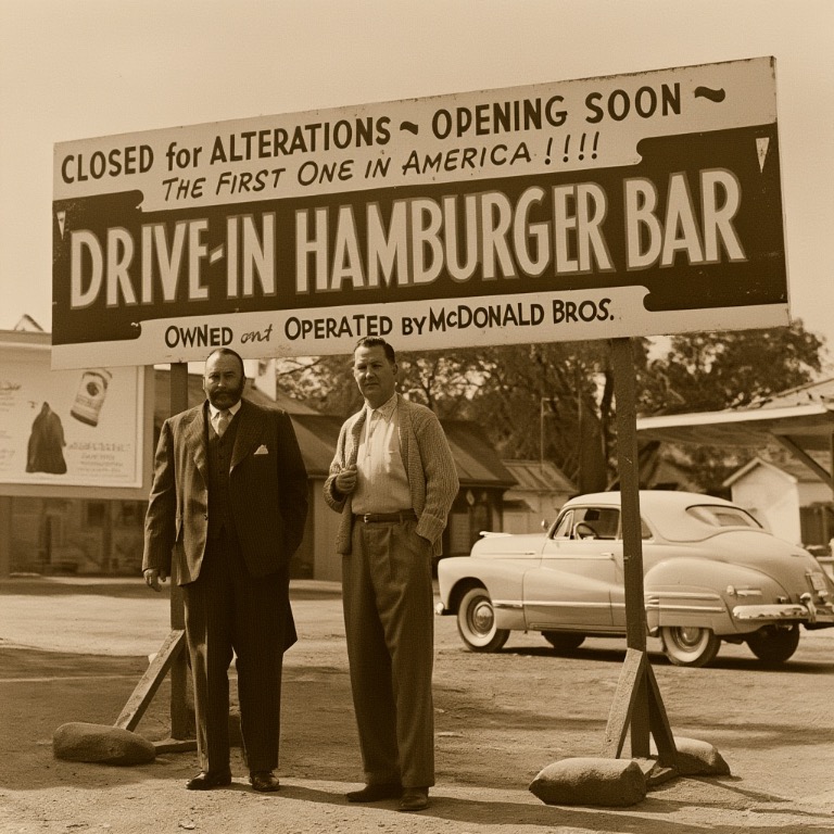 Original 1940 McDonald’s drive-in restaurant - Facts About McDonald’s