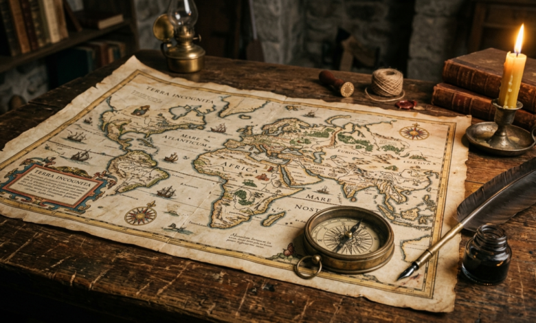 age of exploration facts ancient world map navigation
