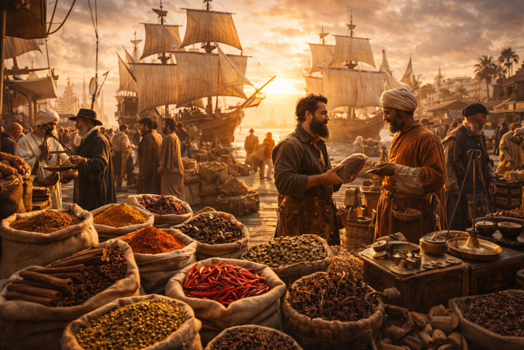 age of exploration facts global trade exchange goods