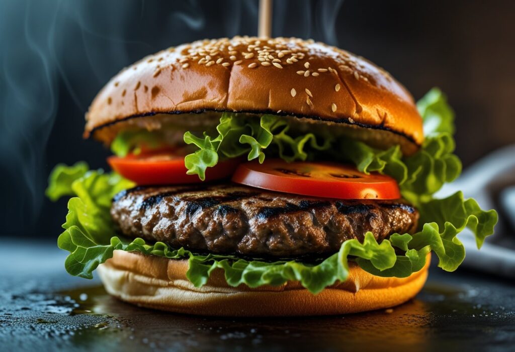 Burger King facts Whopper burger flame grilled close up