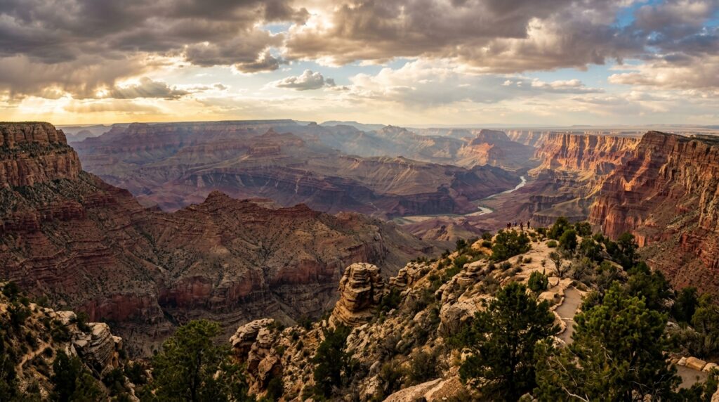 grand canyon facts wide panoramic view