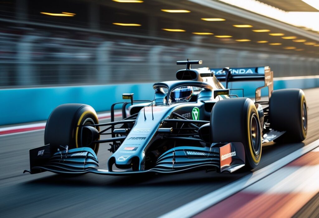 formula one facts high speed race car on track