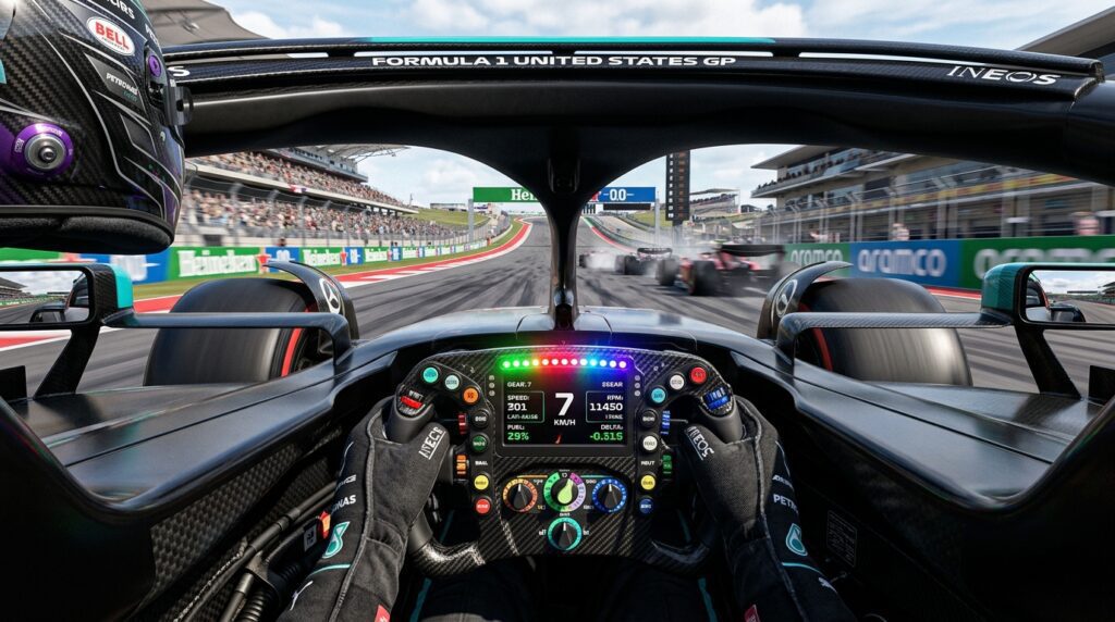 formula one facts driver perspective inside cockpit