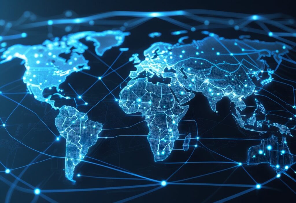 internet revolution facts world wide web digital network concept