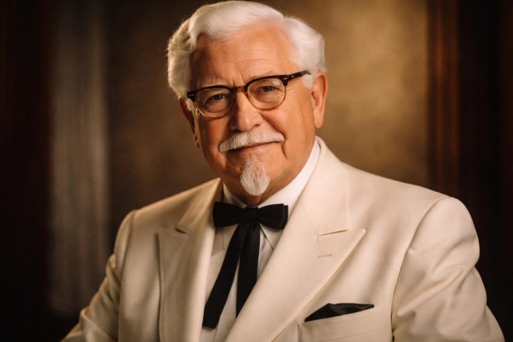 KFC facts Colonel Sanders portrait iconic founder