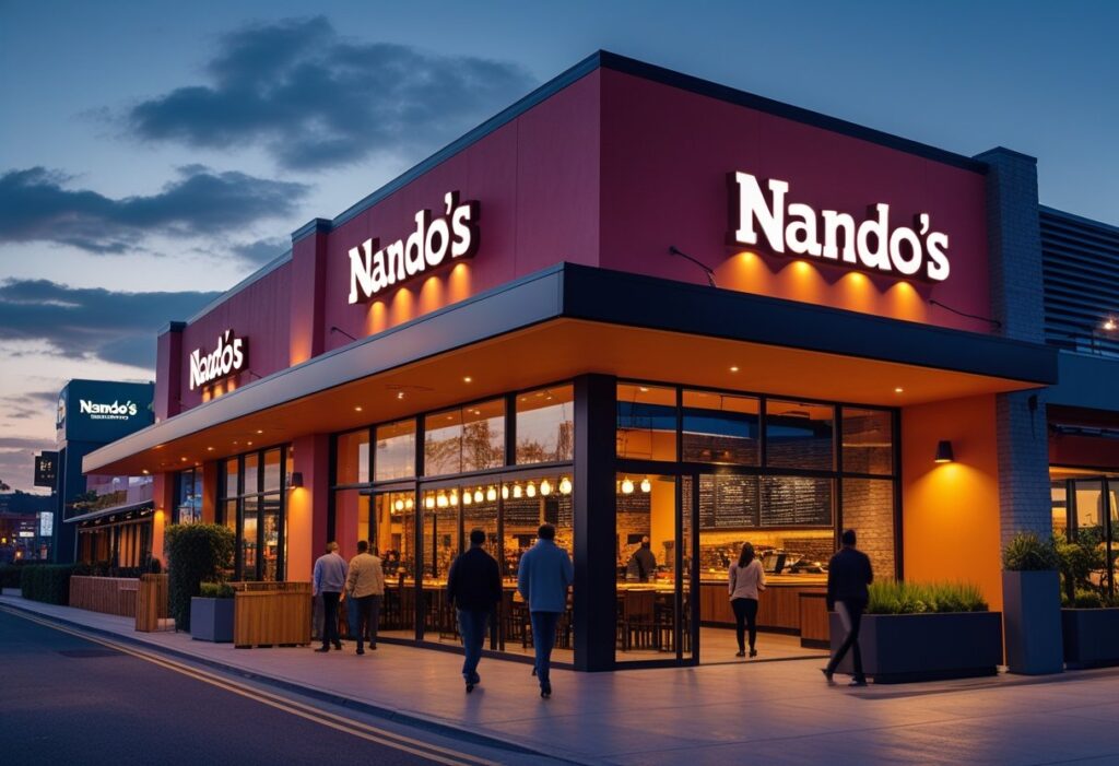 Nando’s facts restaurant exterior UK location