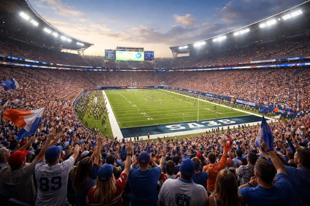 nfl facts stadium crowd during game