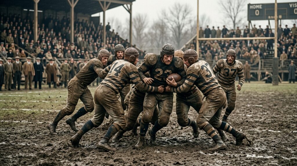 nfl facts early football history scene