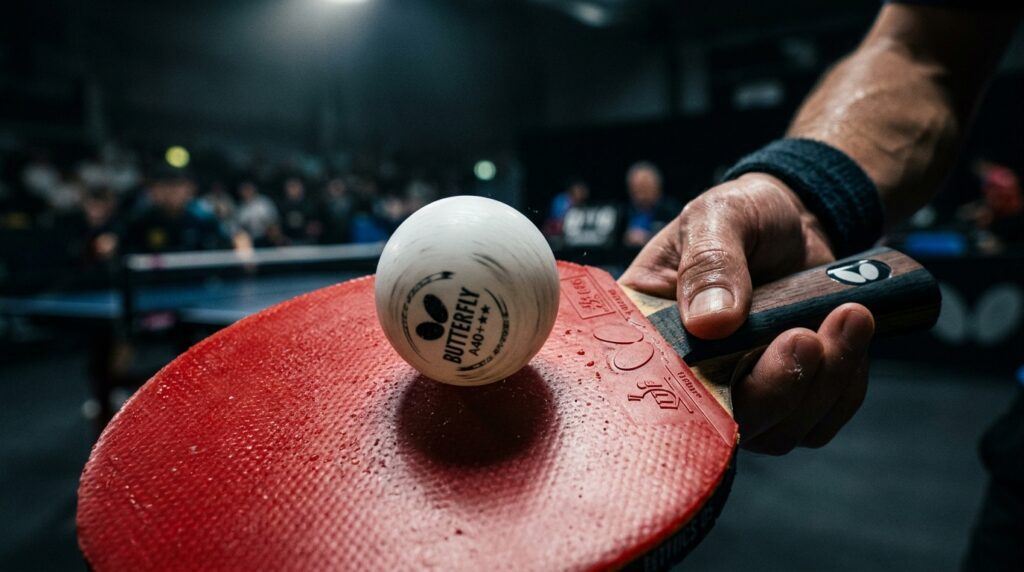 table tennis facts ball spinning on racket