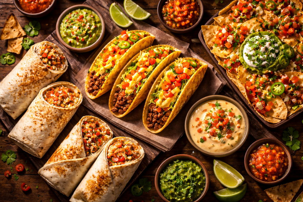 Taco Bell facts burritos tacos and nachos variety