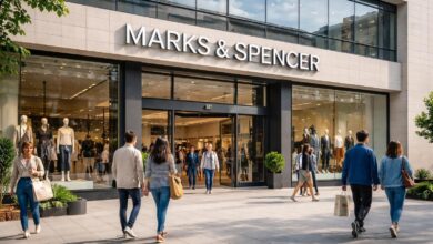 Marks and Spencer facts featuring modern UK store exterior