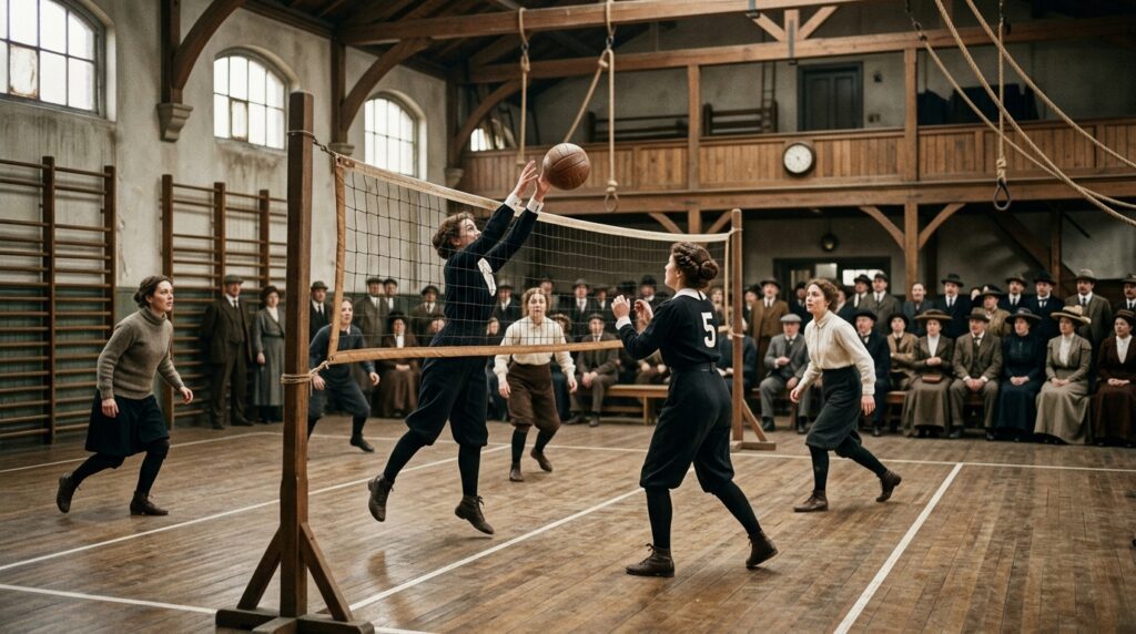 volleyball facts early volleyball game history scene