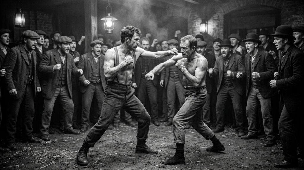 boxing facts historical bare-knuckle fight from early boxing era
