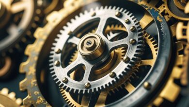 facts about time antique clock mechanism close up