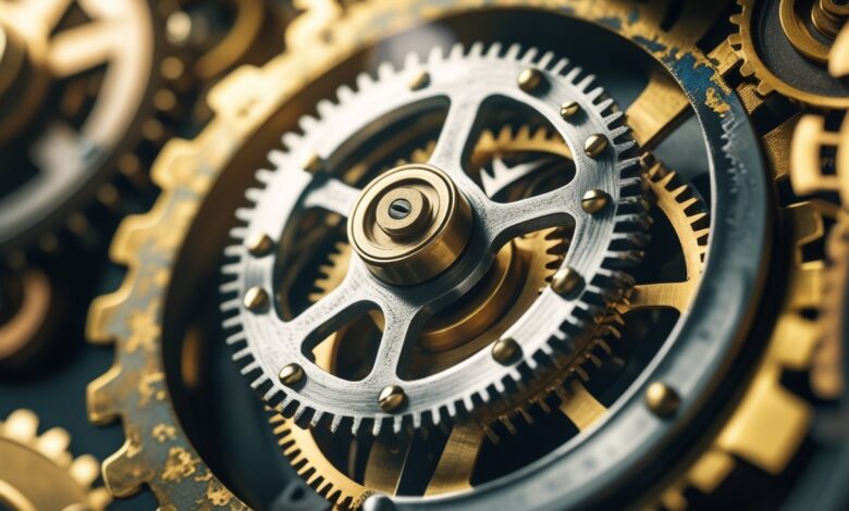 facts about time antique clock mechanism close up