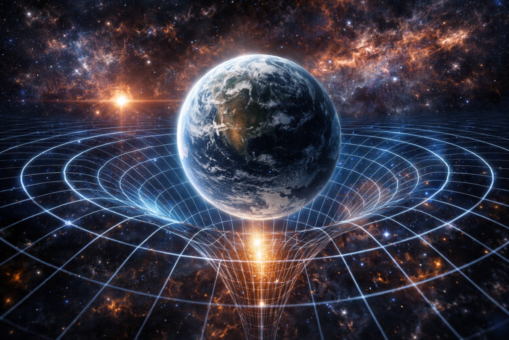 facts about time space-time universe concept