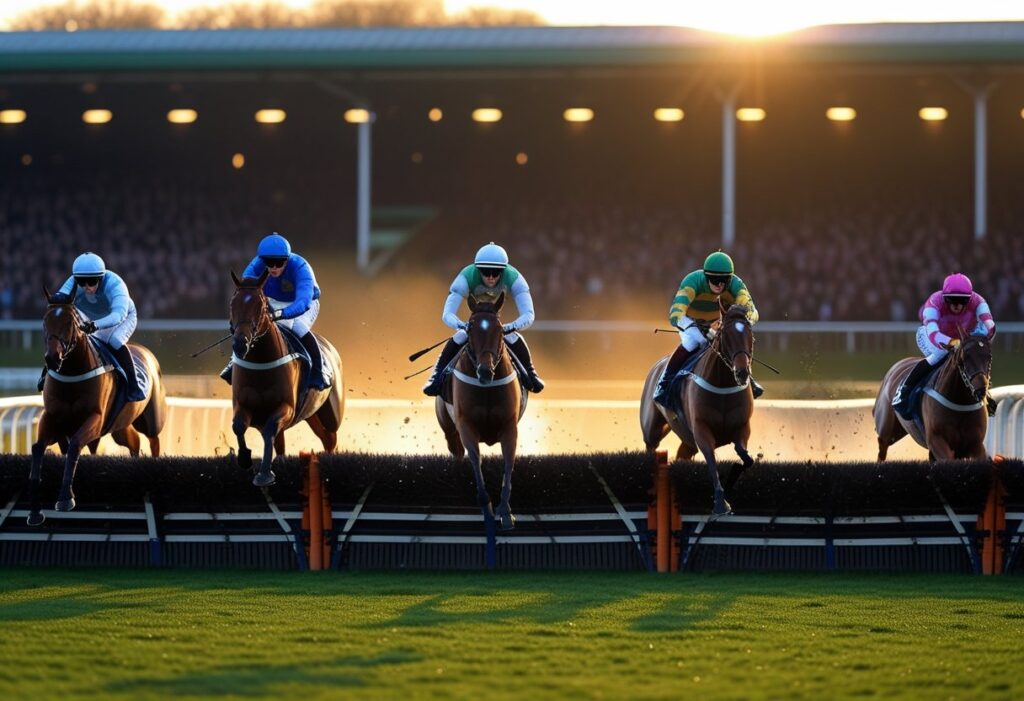 grand national facts horses jumping fences at Aintree race