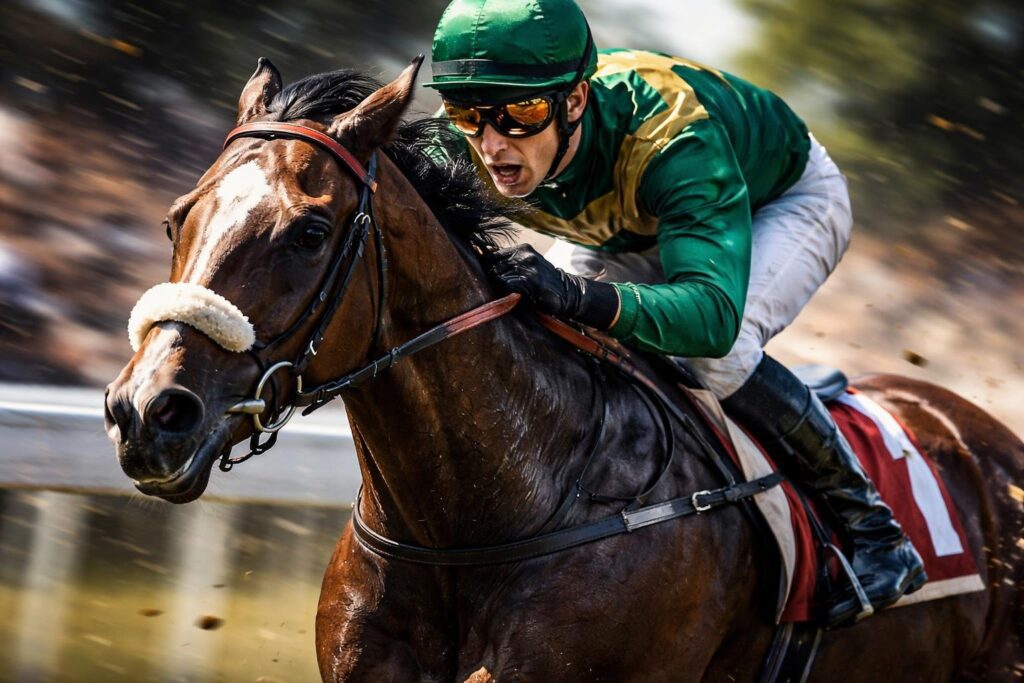 grand national facts jockey racing at high speed