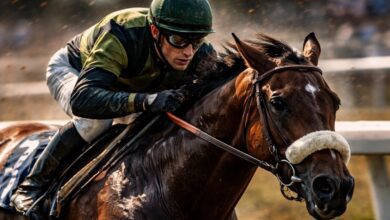 grand national facts jockey racing at high speed