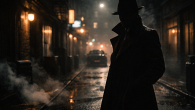 Cold War facts espionage spy silhouette city