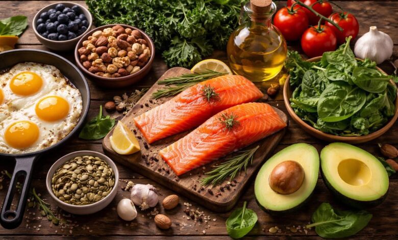 table full of lovely looking food
