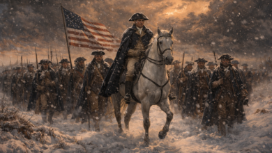 American Revolution facts George Washington leading army winter