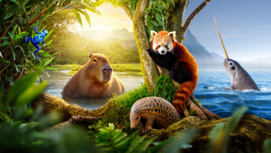 rare animal facts showing unusual wildlife from around the world