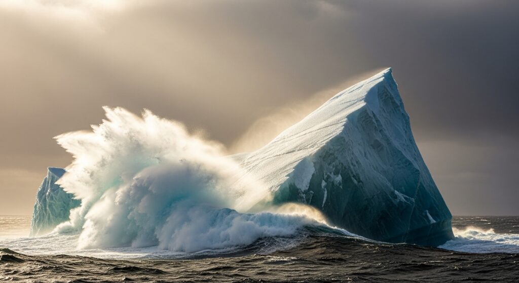 iceberg facts iceberg rolling in water