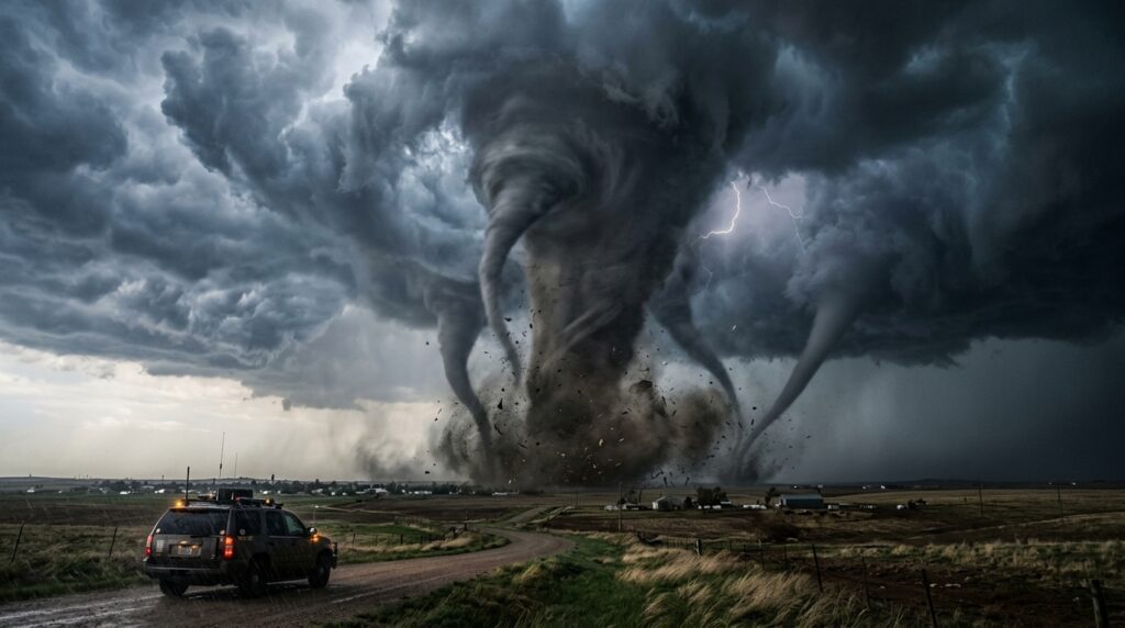 tornado facts multiple vortex tornado